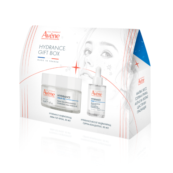 Комплект Avene Hydrance Boost Серум концентрат 30мл + Хидратиращ аква гел-крем 50мл