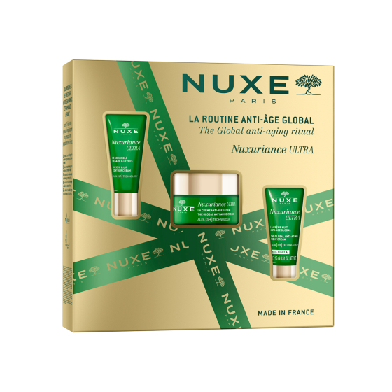 Комплект Nuxe Nuxuriance Ultra Крем за лице 50мл + Крем за очен контур 15мл + Нощен крем 15мл