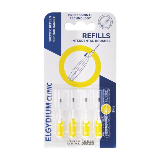 Elgydium Clinic Trio Compact Пълнител Жълт