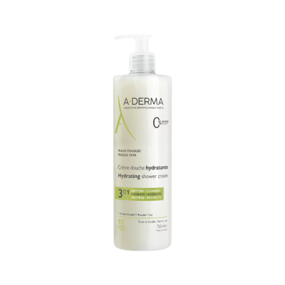 A-Derma Хидратиращ душ крем 3в1 750мл