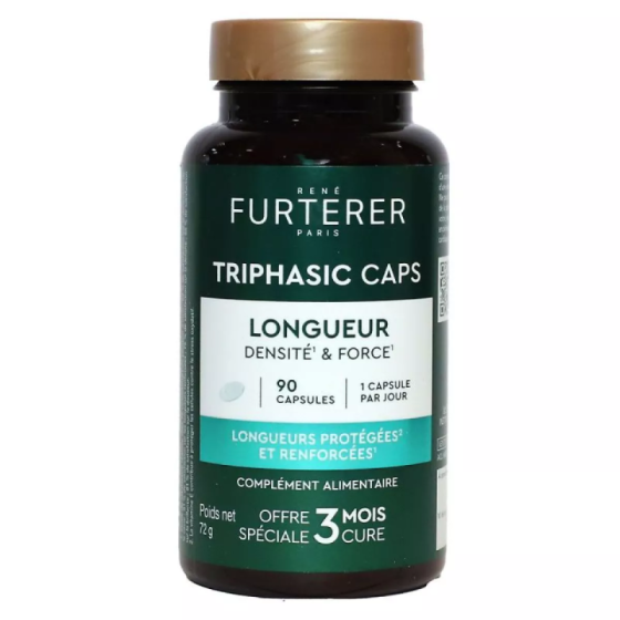 Rene Furterer Triphasic Caps Добавка за растеж на косата 90 капсули