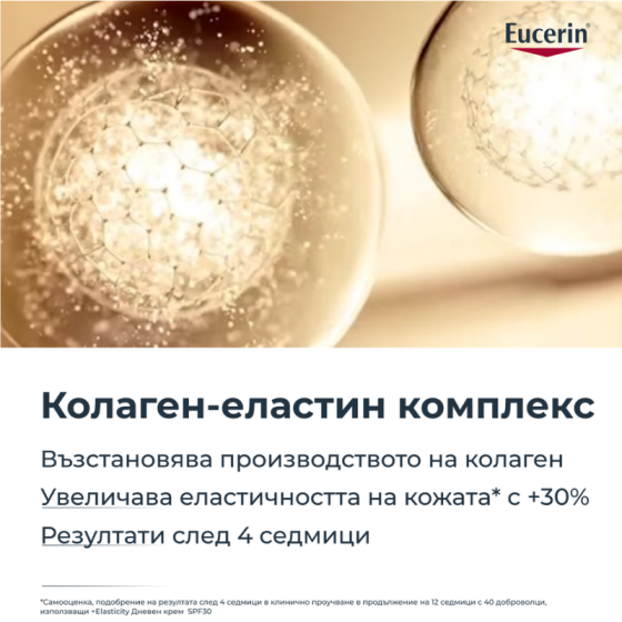 Eucerin Hyaluron-Filler+Elasticity Дневен крем за всеки тип кожа SPF30 50мл пълнител