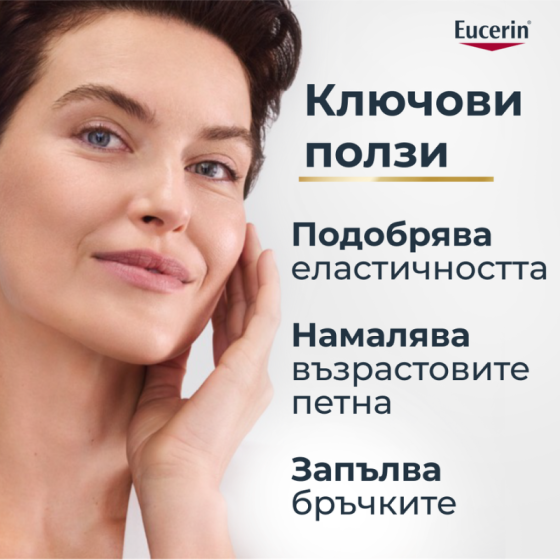 Eucerin Hyaluron-Filler+Elasticity Дневен крем за всеки тип кожа SPF30 50мл пълнител