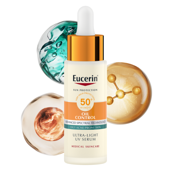 Eucerin Sun Oil Control UV Серум за лице SPF 50+