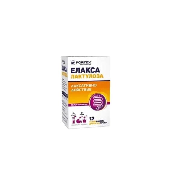 Елакса Лактулоза саше за добра перисталтика х12 Fortex