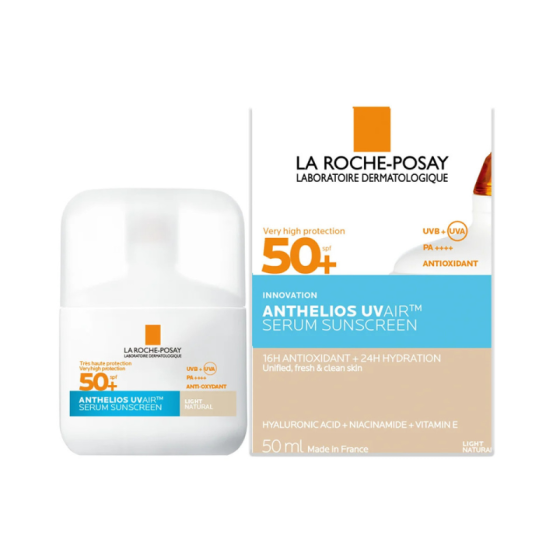 La Roche-Posay Anthelios SPF50+ UVAIR Слънцезащитен тониран серум светъл за лице 50мл 932301