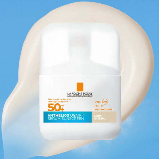 La Roche-Posay Anthelios SPF50+ UVAIR Слънцезащитен тониран серум светъл за лице 50мл 932301