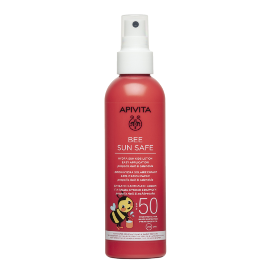 Apivita Bee Sun Safe Детски слънцезащитен спрей за лице и тяло SPF50 200 мл