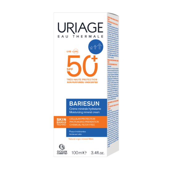 Uriage Bariersun Skin Shield Минерален крем SPF50+ 100мл