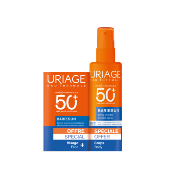 Комплект Uriage Bariersun SS Крем 50мл + Спрей 200мл SPF50+