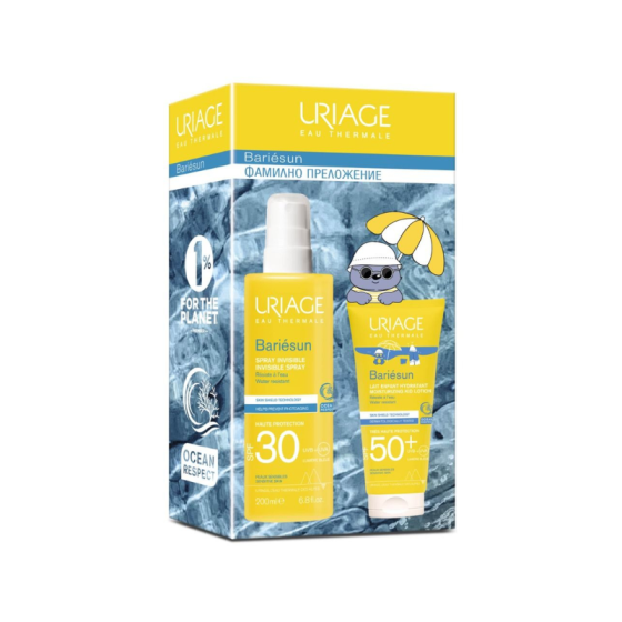 Комплект Uriage Bariersun SS Family Спрей SPF30 + Uriage Bariersun Kids SPF50+