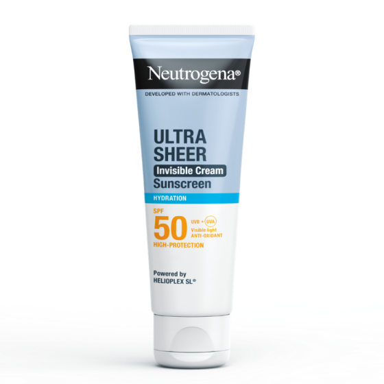 Neutrogena Ultra Sheer Невидим хидратиращ слънцезащитен крем SPF50 50мл