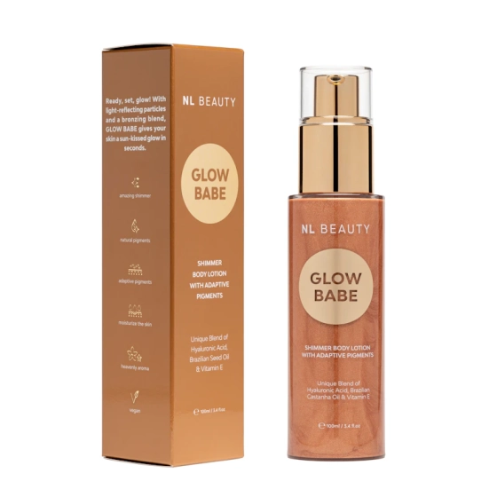 NL Beauty Glow Babe Лосион за тяло с блестящи частици 100мл