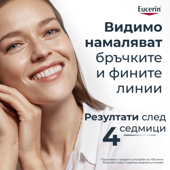 Комплект Eucerin Hyaluron-Filler Дневен крем SPF30 50мл + Нощен крем 50мл + несесер