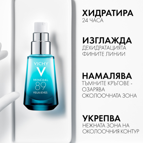 Vichy mineral 89 гел грижа за околоочен контур 15мл. 596763