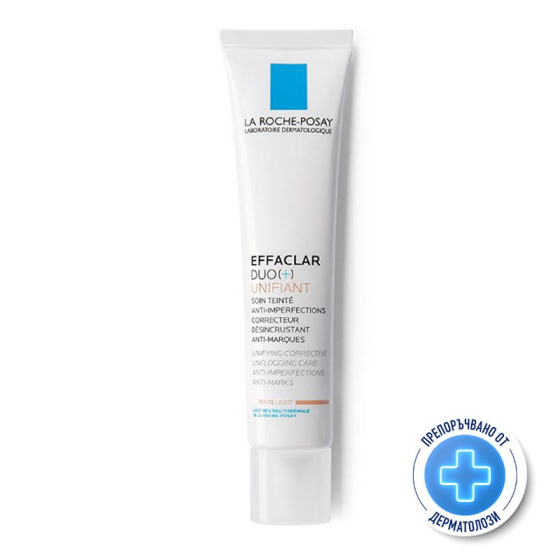 La roche-posay effaclar duo+ unifiant light коригиращ оцветен 40мл. 518451