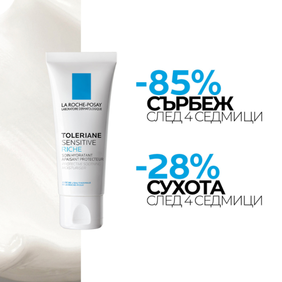 La roche-posay toleriane sensitive riche крем хидратиращ,пребиотичен 40мл. 588348