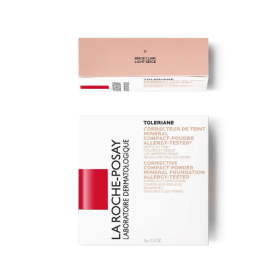 La roche-posay toleriane пудра компактна 11 коригираща 9.5гр./св.бежово/412042