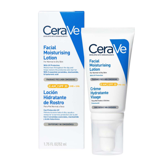 Cerave хидратиращ крем за лице spf30 52мл 840620