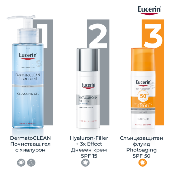 Eucerin hyaluron-filler light дневен крем  50мл