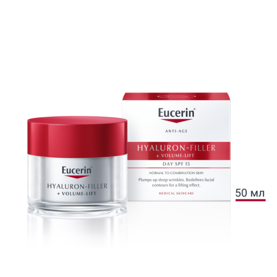 Eucerin hyaluron filler + volume lift дневен крем нормална/смесена кожа 50мл