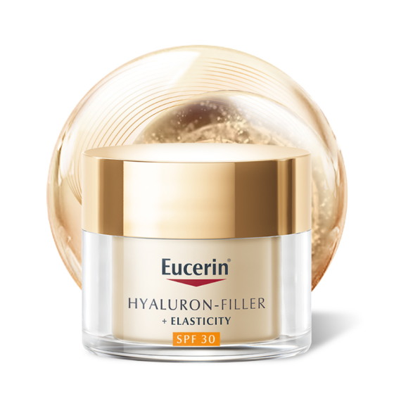 Eucerin hyaluron filler + elasticity дневен крем spf 30 50мл