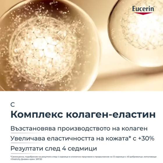 Eucerin hyaluron filler + elasticity дневен крем spf 30 50мл