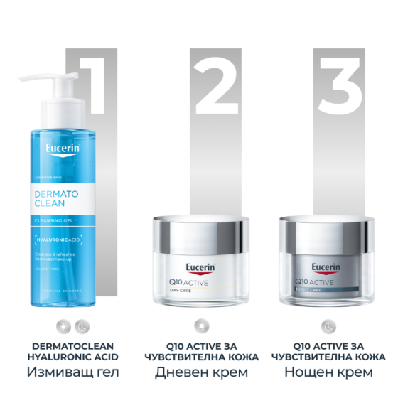 Eucerin q10 active нощен крем 50мл