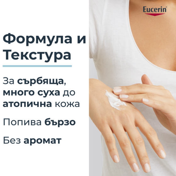 Eucerin atopicontrol kрем за ръце 75мл