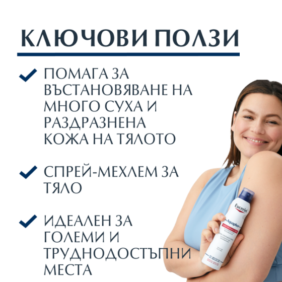 Eucerin aquaphor защитаващ спрей за увредена кожа,250мл