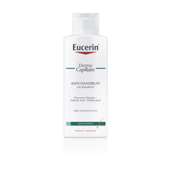 Eucerin dermo capillaire гел-шампоан против пърхот за мазен скалп 250мл