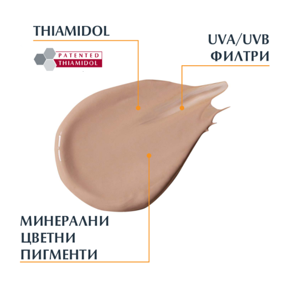 Eucerin pigment control оцветен слънцезащитен гел-крем за лице spf50+ тъмен,  50мл