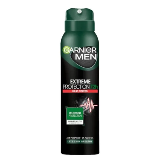 Garnier deo mineral men спрей изключителна ефикасност 150мл Годен до: 28.2.2027 г.
