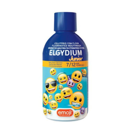 Elgydium junior emoji детска вода за уста 7-12г 500мл