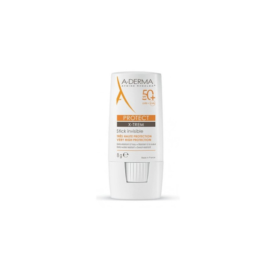 A-derma protect x-trem невидим стик spf50+ за локализирани зони 8g
