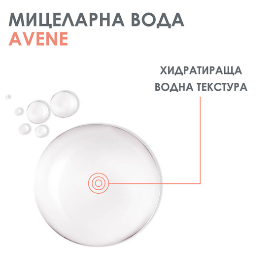 Avene мицеларна вода почистваща и демакиираща 400мл