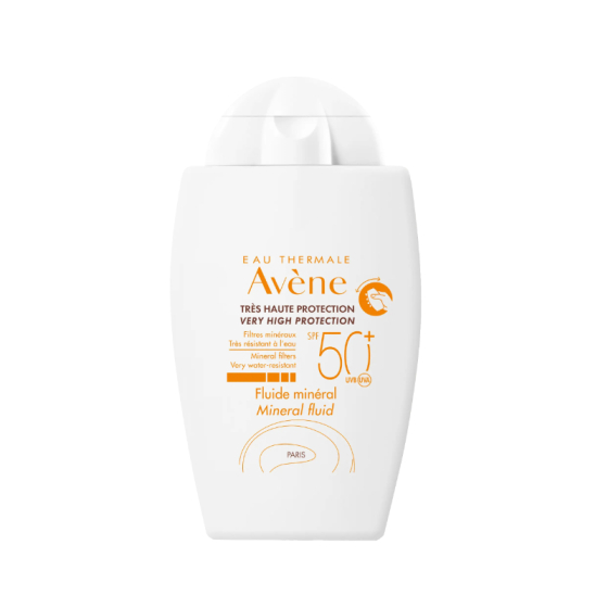 Avene Sun Минерален флуид за лице SPF50+ 40мл