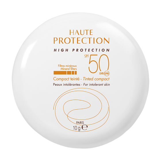 Avene Sun Миунерална крем-пудра за лице пясъчен цвят SPF50 10г