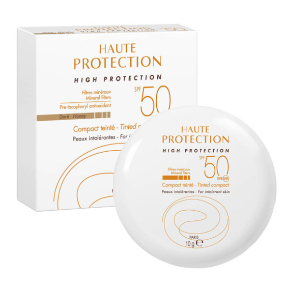 Avene Sun Миунерална крем-пудра за лице меден цвят SPF50 10г