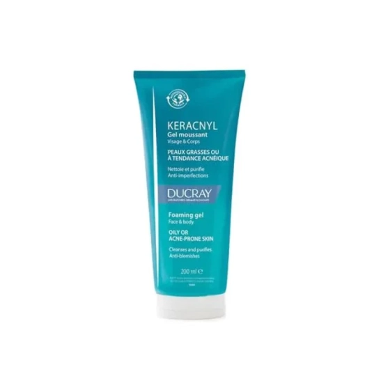 Ducray keracnyl Почистващ гел 200 ml