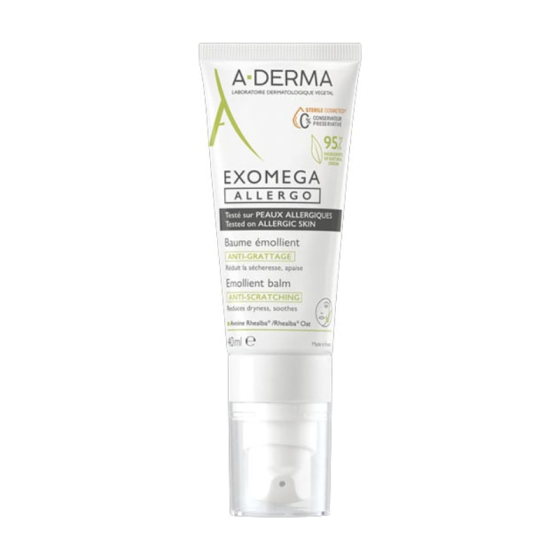 A-derma exomega allergo емолиентен балсам 40мл