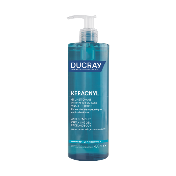 Ducray Keracnyl Почистващ гел 400мл