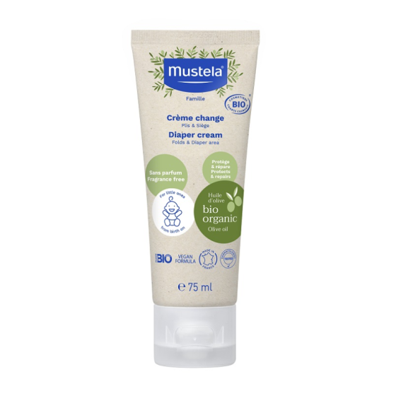 Mustela Organic крем против подсичане 75мл