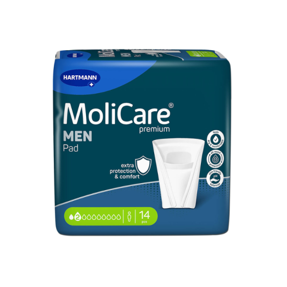 MoliCare подложки за мъже 2 капки х 14, 168067 Hartmann