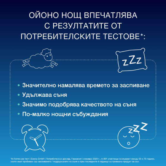 Ойоно нощ/Oyono night таблетки за спокоен сън х 12 броя