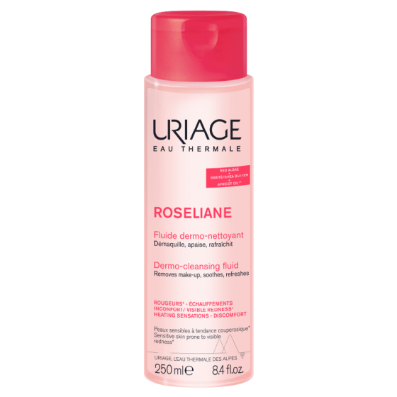 Uriage roseliane почистващ флуид за чувствителна кожа 250 мл