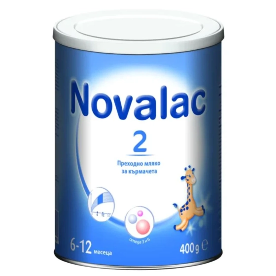 Novalac 2 Мляко за кърмачета 6-12 месеца 400г