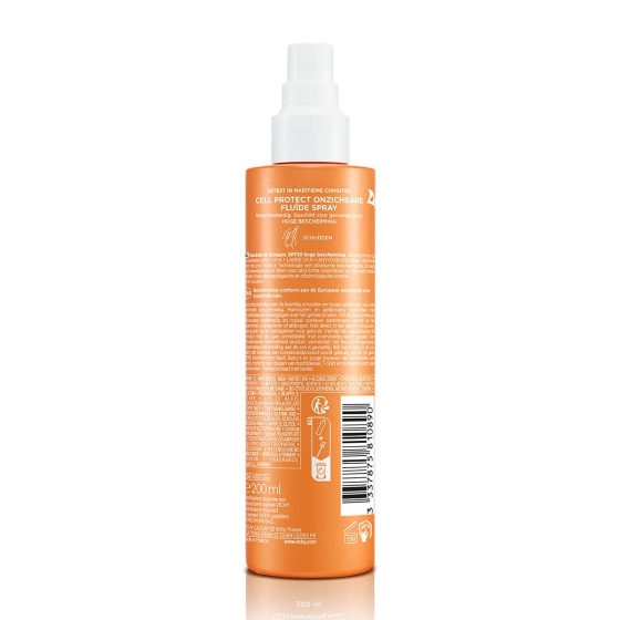 Vichy Soleil SPF 30 cell protect флуиден спрей за лице и тяло 200 мл 810890