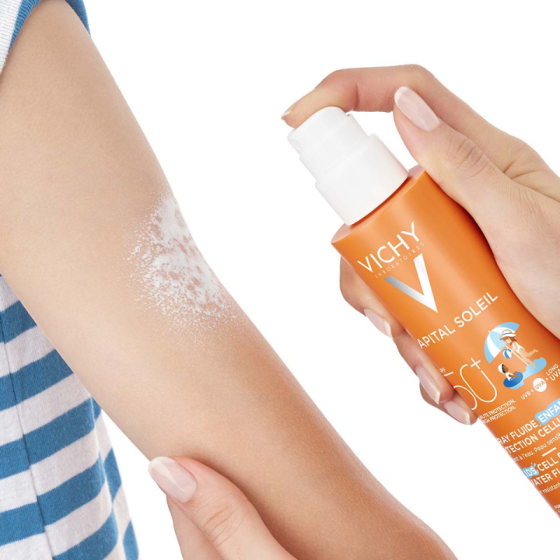 Vichy Soleil SPF 50+ cell protect флуиден спрей за деца 200 мл 810838