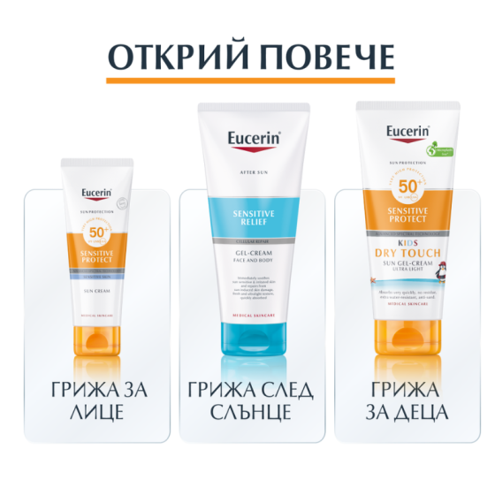 Eucerin Sensitive Protect слънцезащитен спрей SPF 50+ 200 мл
